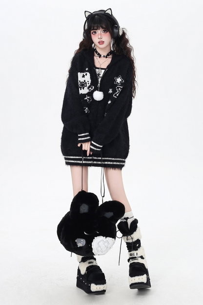 クールラビットフードオーバージャケット