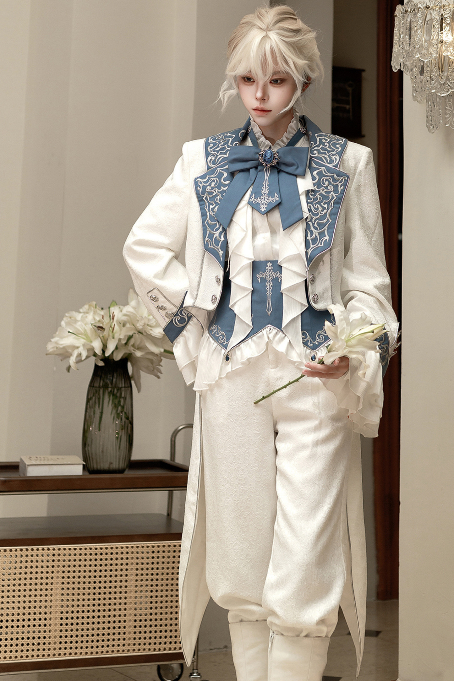 Moonlight Prince Jacket + Top + Corset + Pants