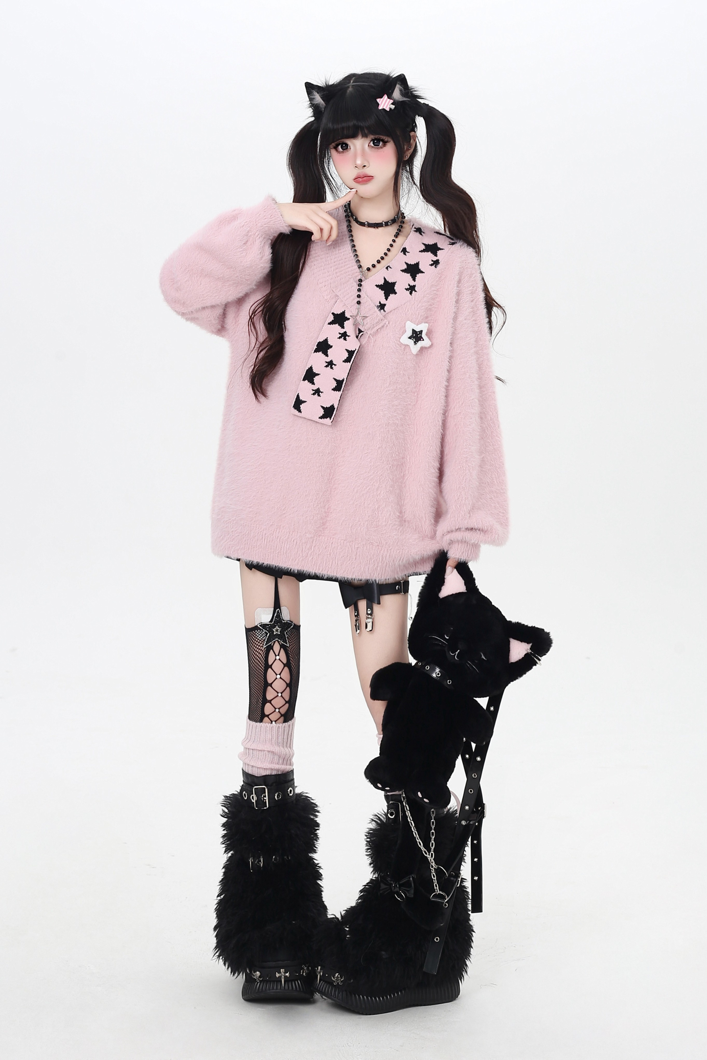 Star Design Loose Top