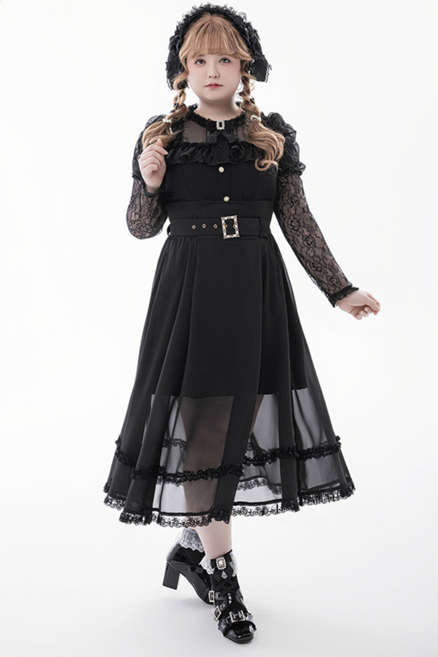 Moonlight High-Waist Skirt + Belt