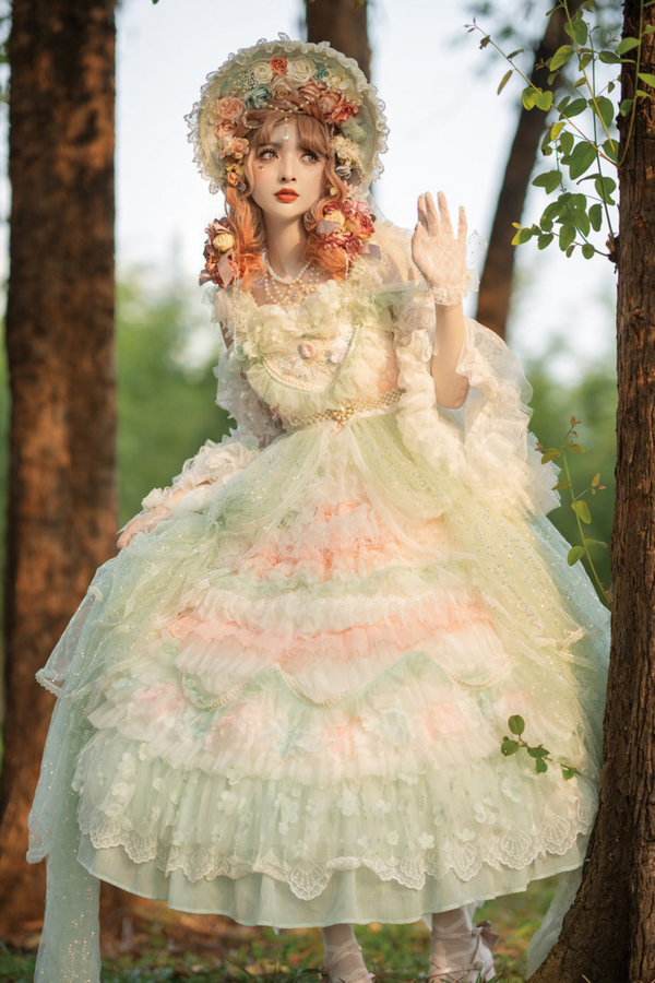 Flower Mariage Original Tea Party Gorgeous Lolita Dress