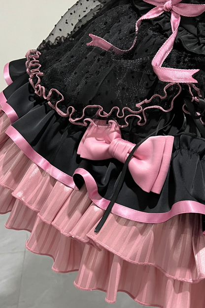 【3月10日予約締切】キャンディハートビートロリータシャツ+ジャンパースカート+ハット+リボン