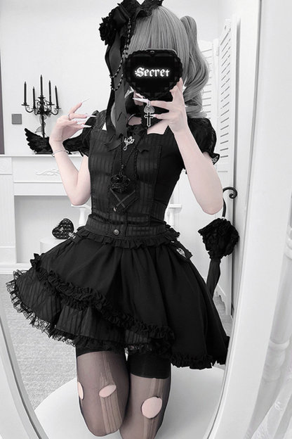 イレブンスナイトパフスリーブトップス