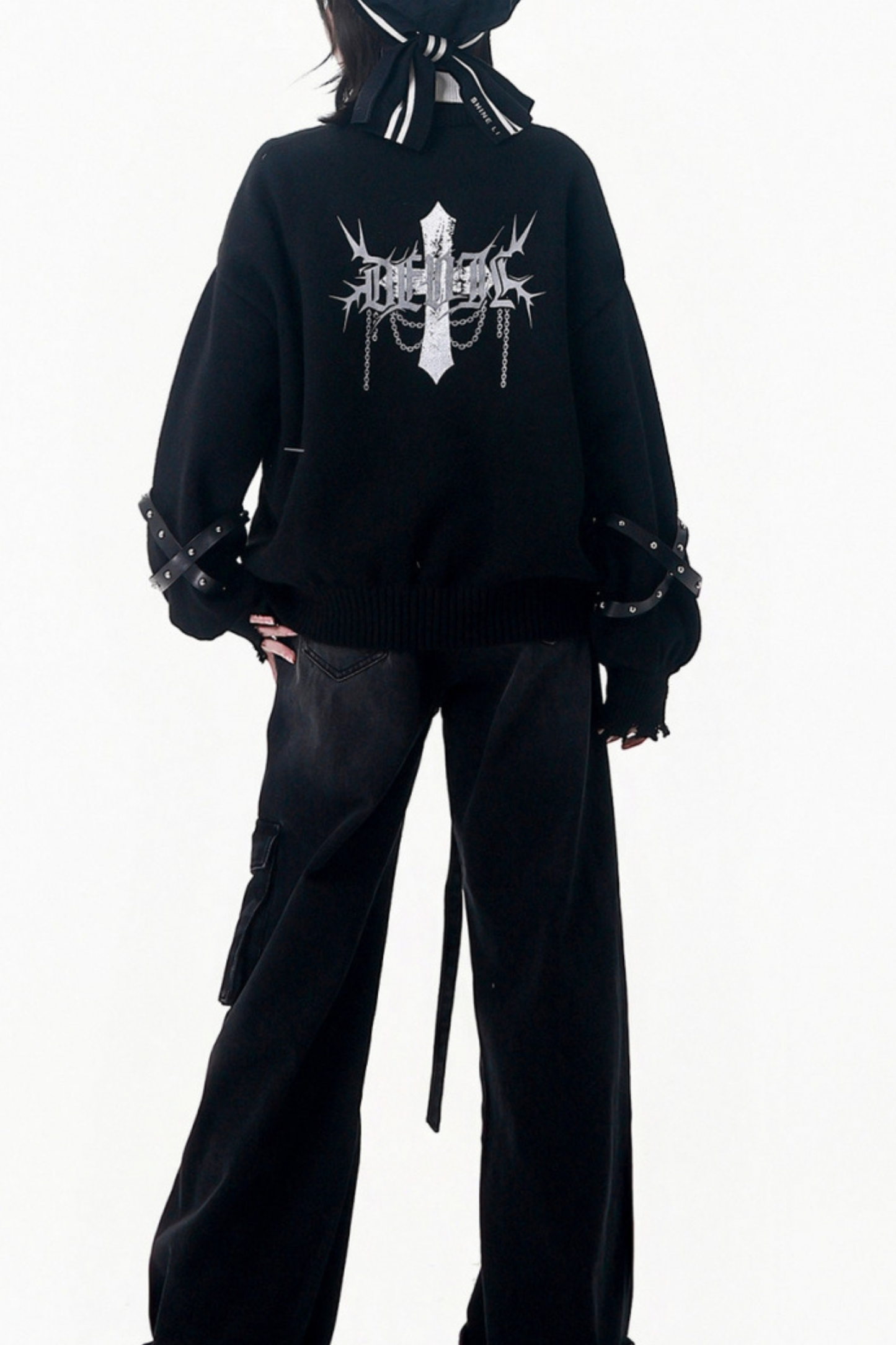 クロストリムカーディガン+シャツ+ネクタイ+パンツ