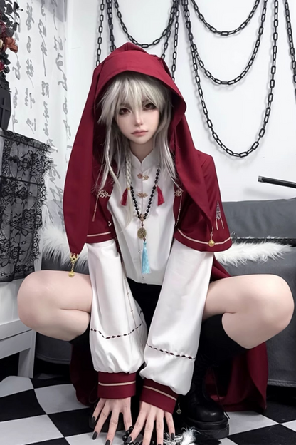 バニーフードプリンスアウター+シャツ+ショートパンツ