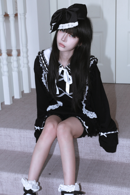 レーススイートゴシックスウェットトップス+パンツ