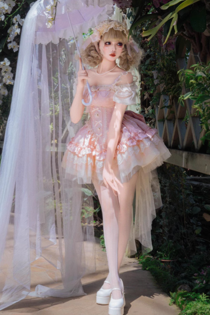 ダークバレエスタイルロリータゴシックプリンセスドレス