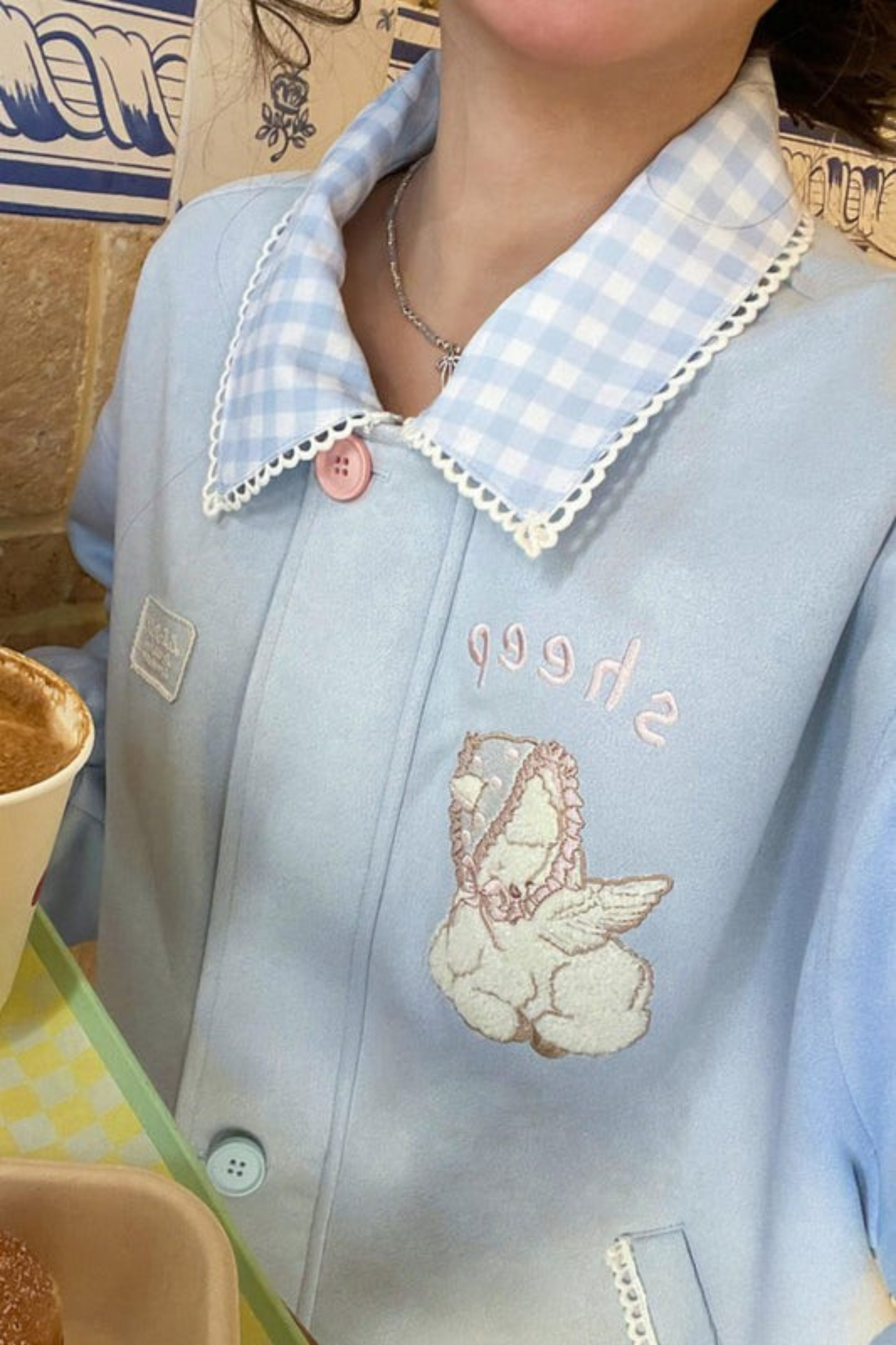 Chaqueta de patchwork a cuadros