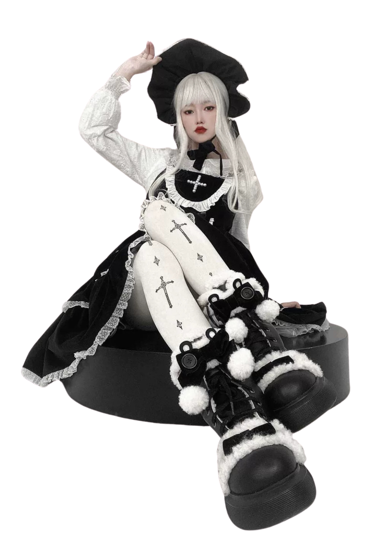 シープパフスノーブーツ