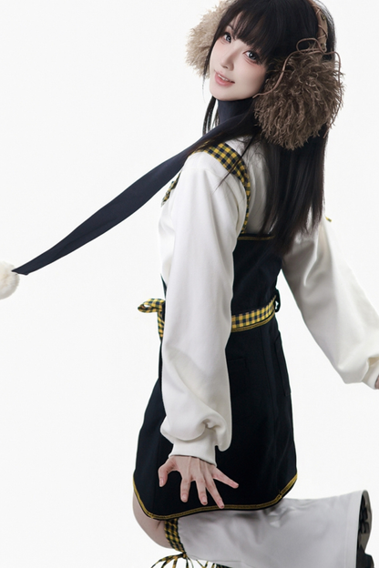 パピーフリーススウェット+フードパーカー+パンツ+スカート+レッグカバー