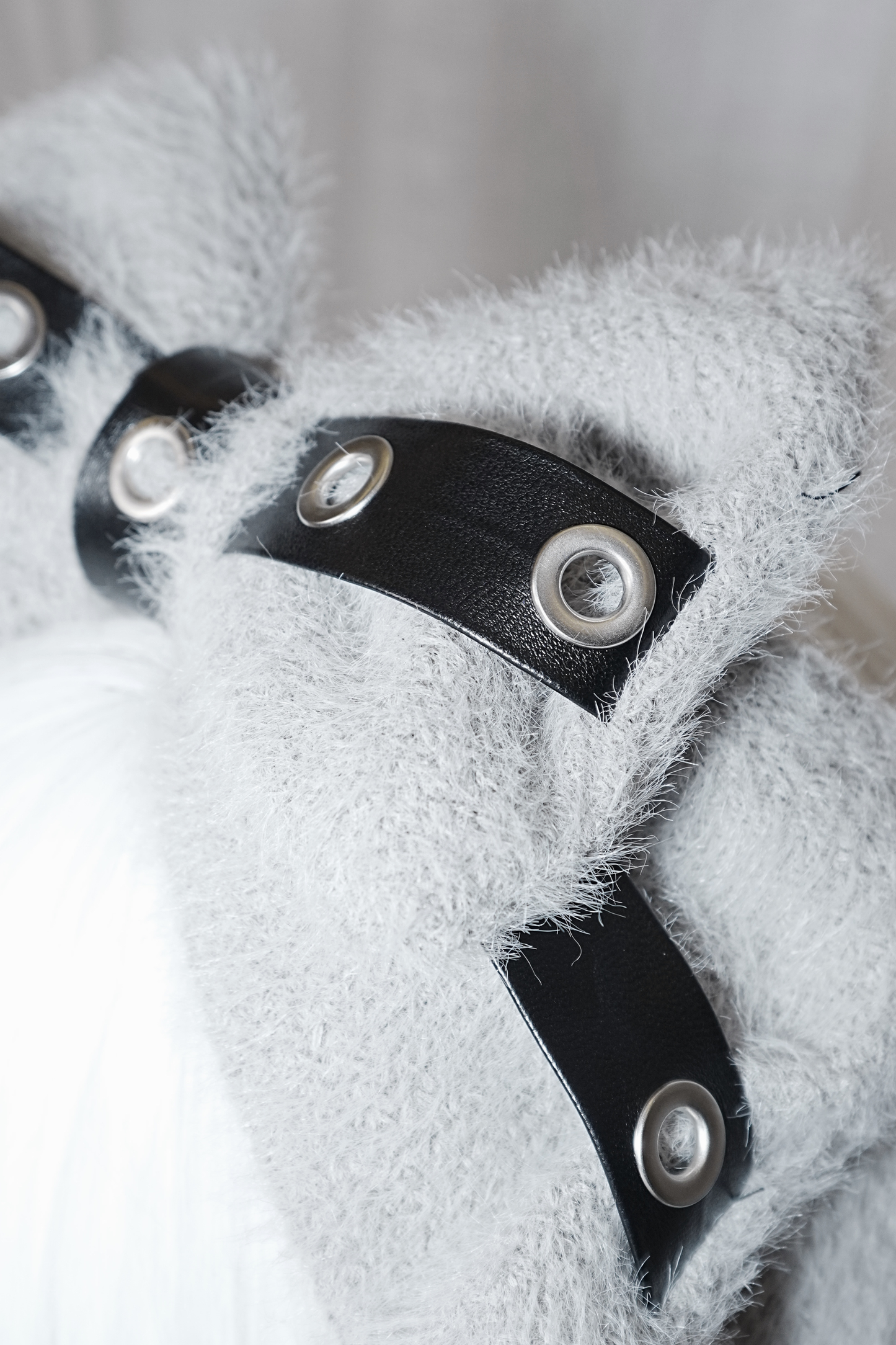 Dark big ribbon catsuit