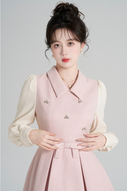 フレンチスイートスタイルリトルジュエルドレス