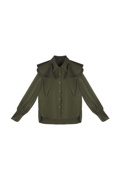 フレンチマントデザインレトロシャツ