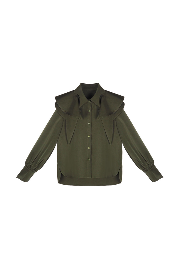 フレンチマントデザインレトロシャツ