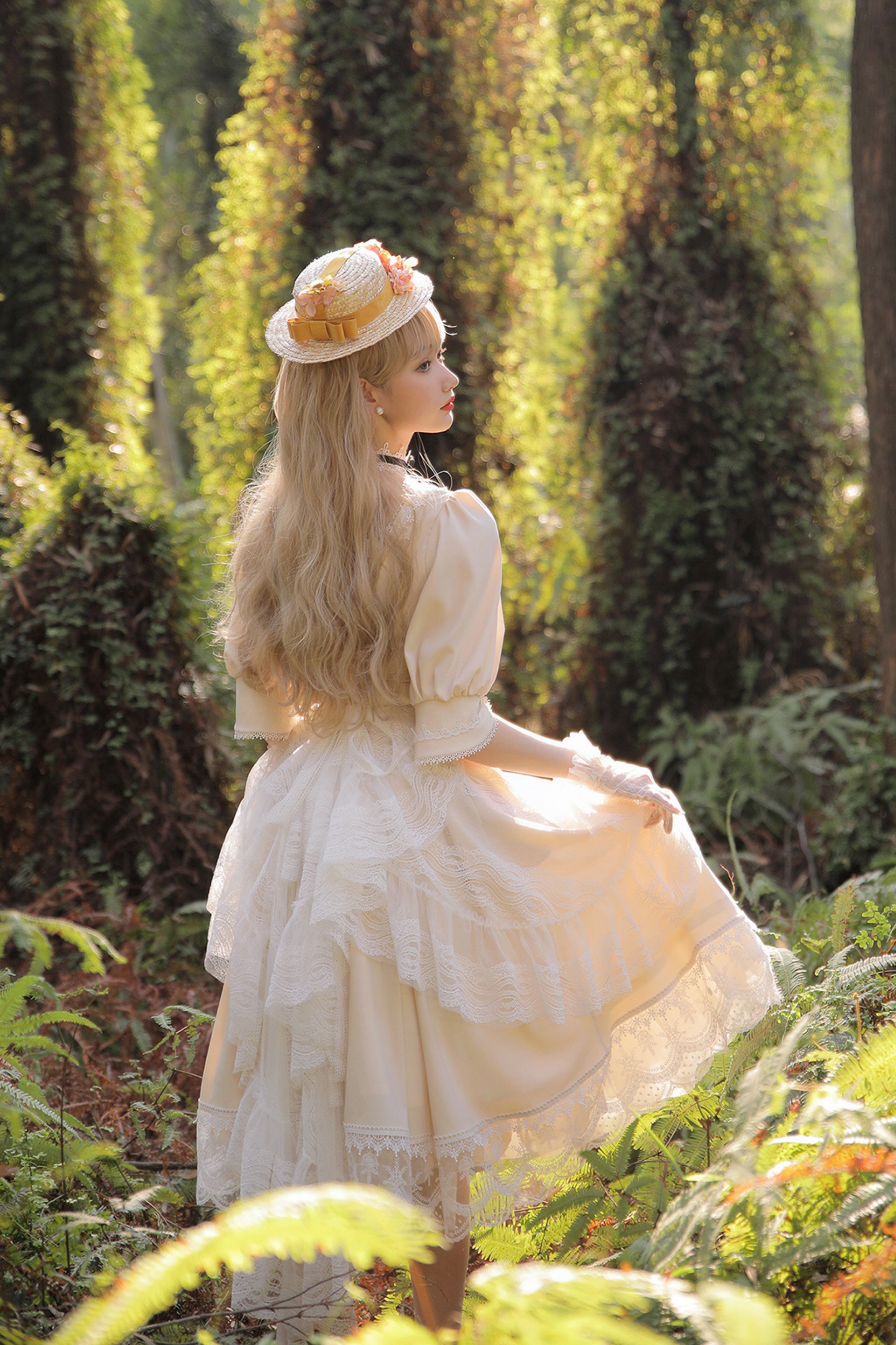 Elegant Retro Lace Classic Lolita Dress