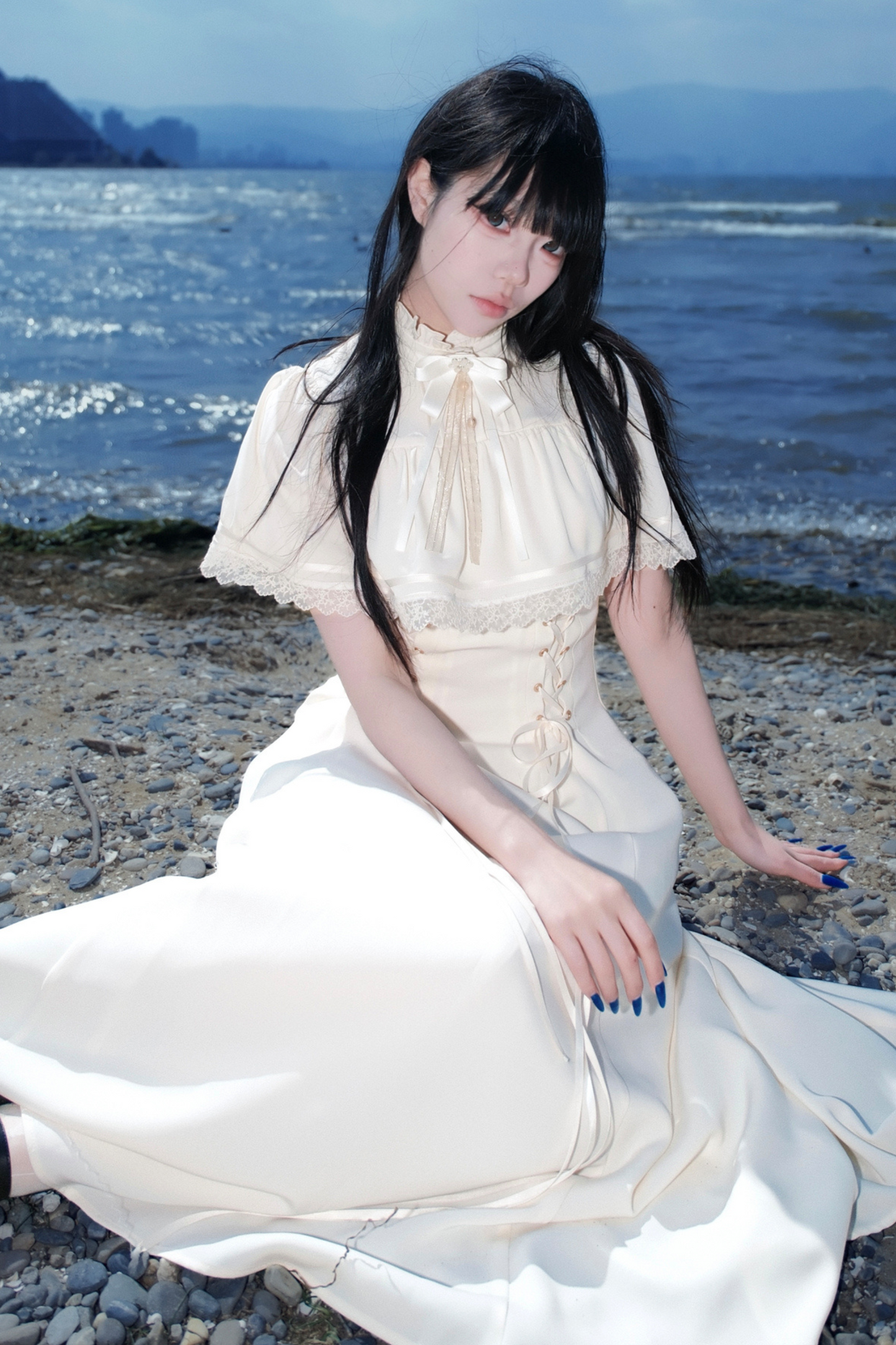 フレンチレトロレースドレス