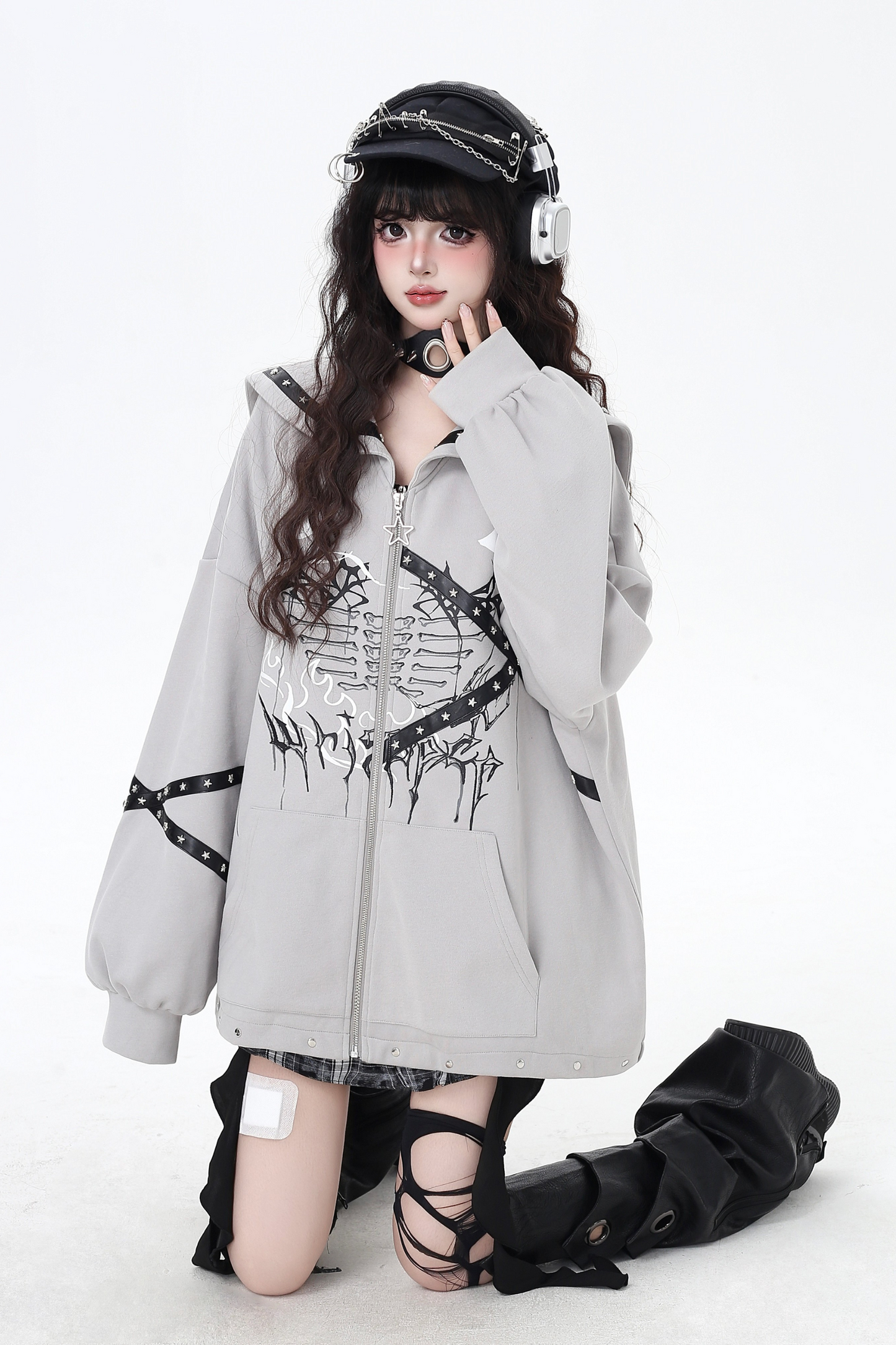 Sailor Sweet Dark Zip Hoodie