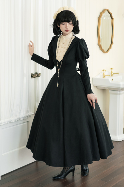 Chic Gothic Flare Long Lolita Dress