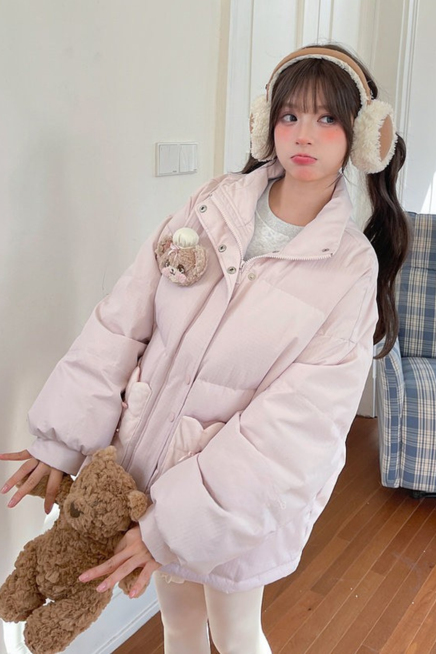 ベアフードスイートダウンジャケット