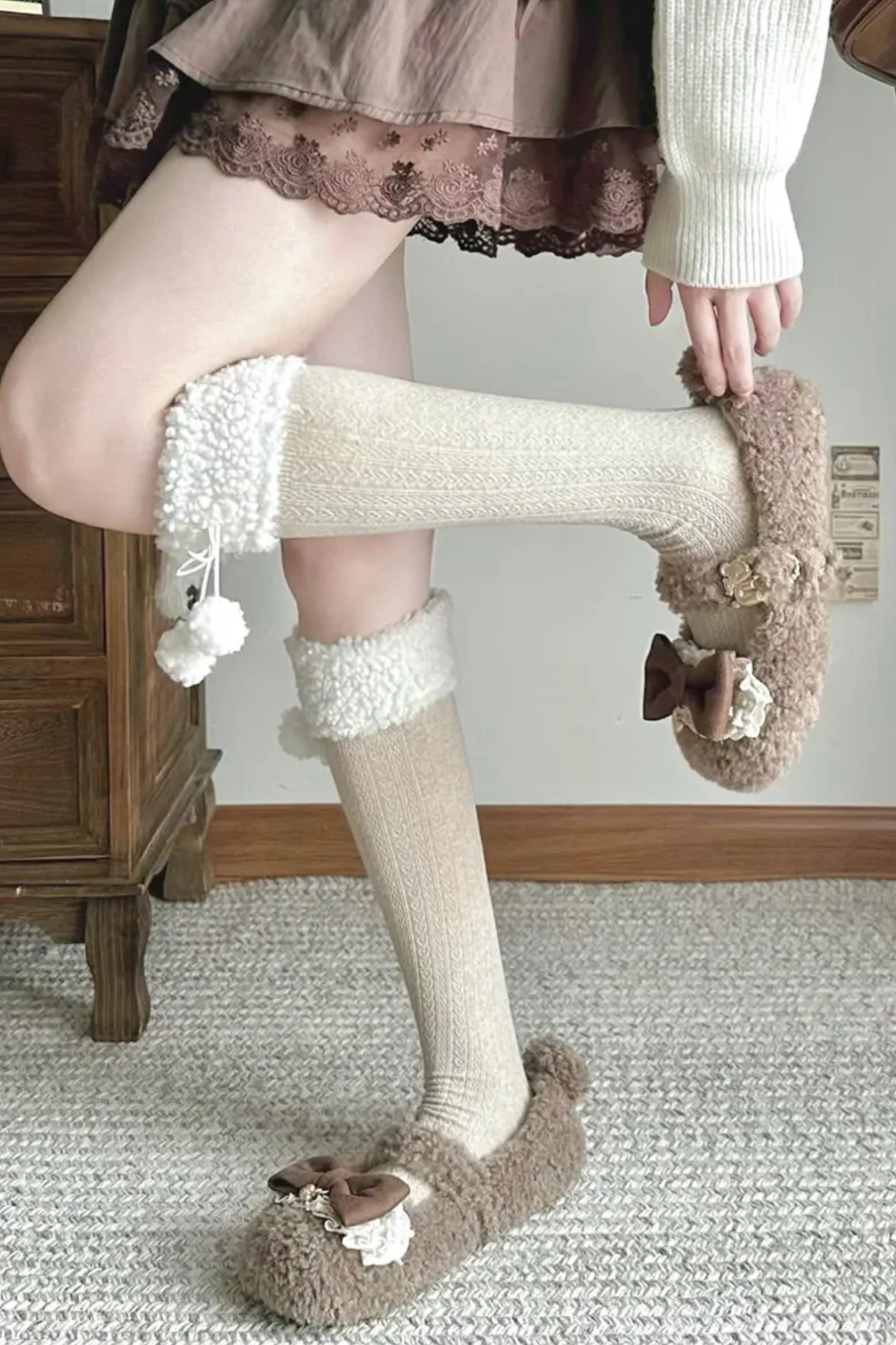 Sheep Puff Winter Shoes