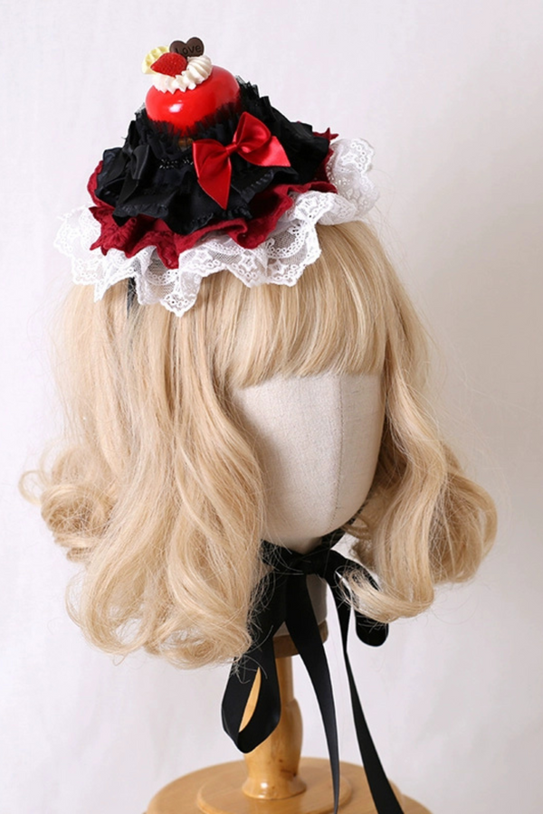 レースケーキアンソニーケーキシルクハット