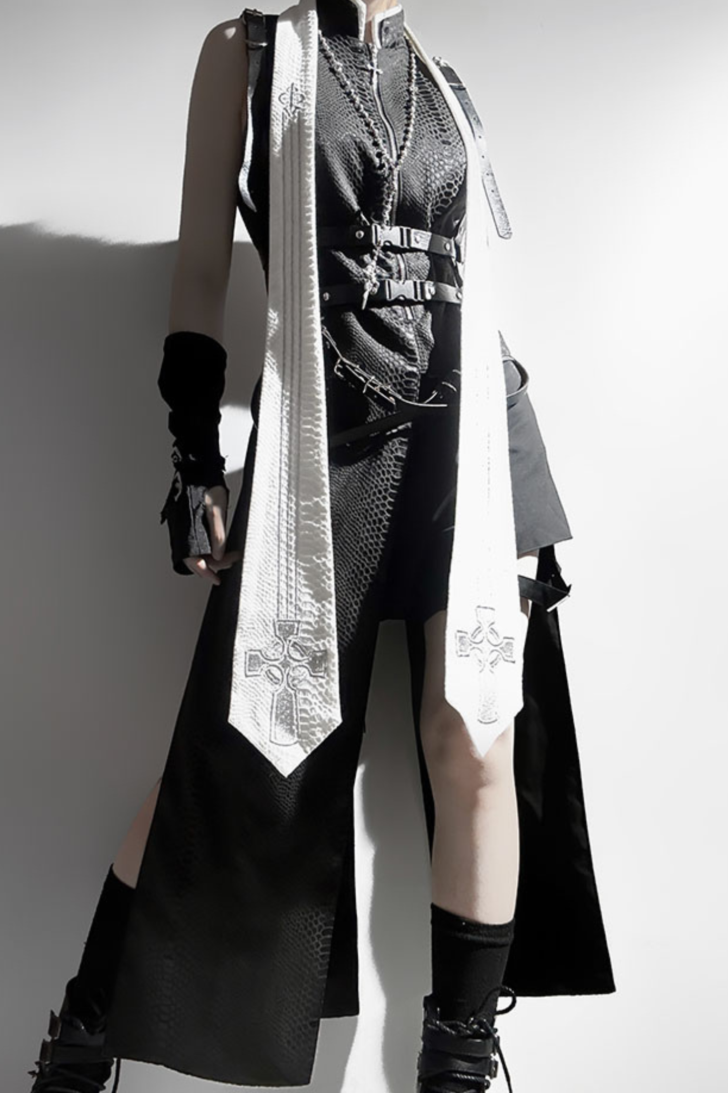 Gothic cape + shorts + long pants