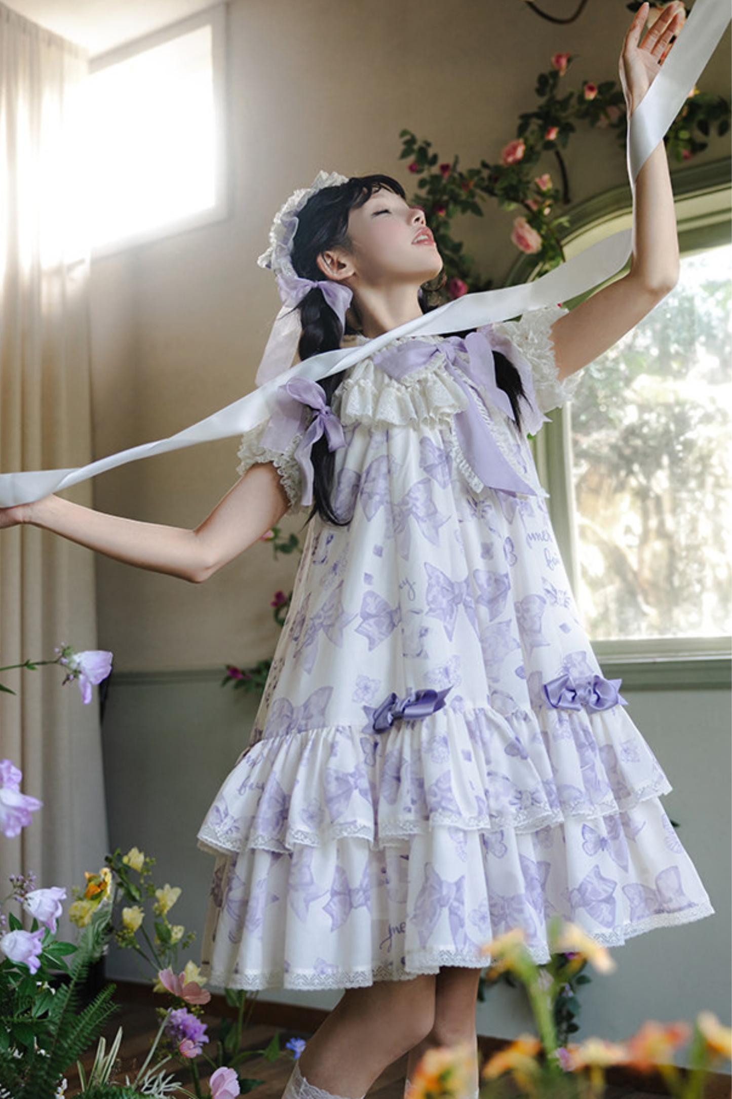 Eternal Garden Lolita Dress + Shirt + Cardigan