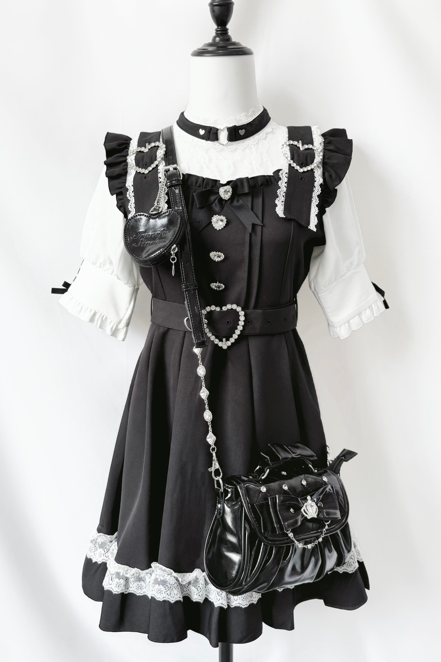 バッグラインストーンエレガントショルダーバッグ