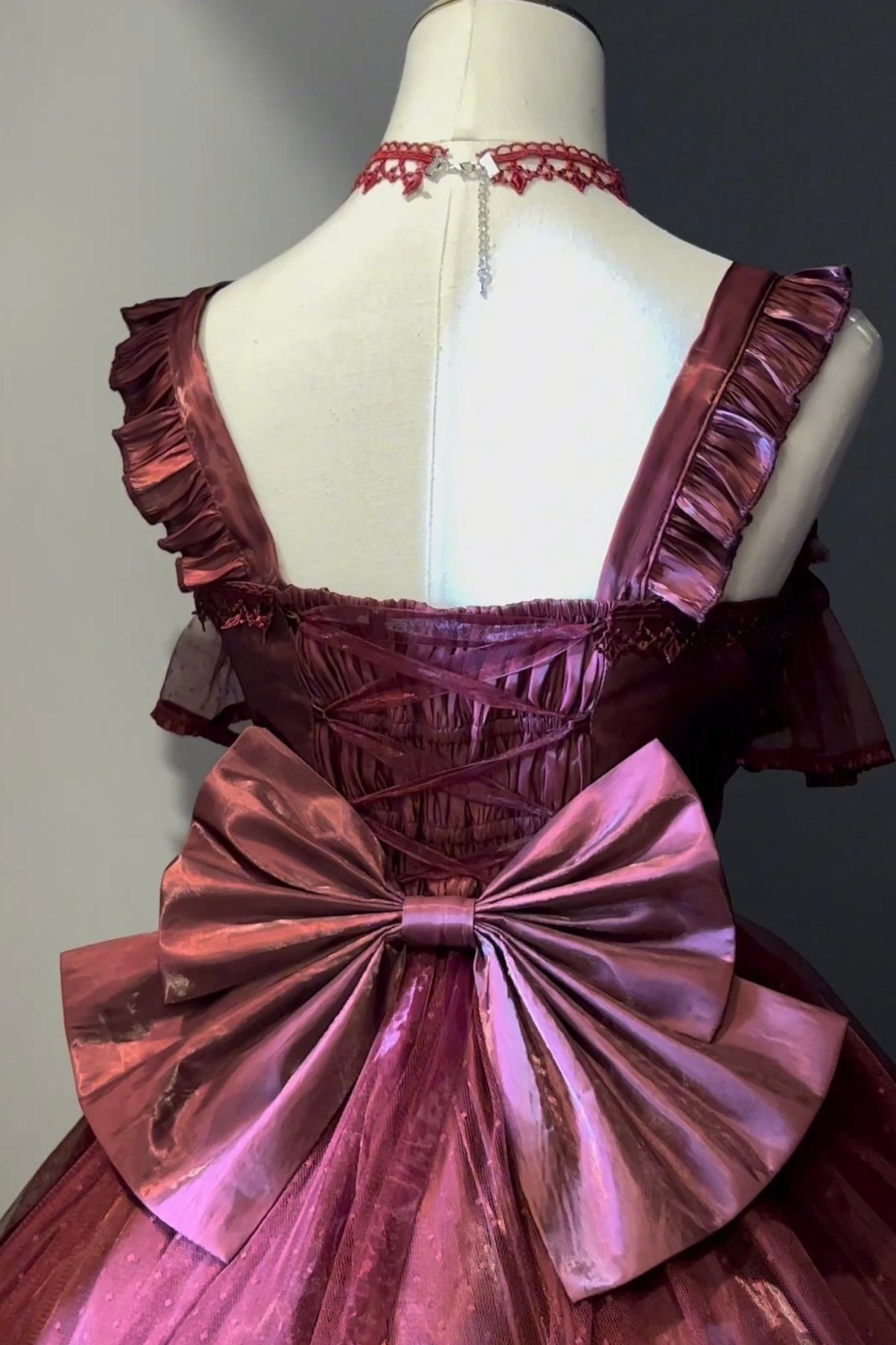 Elegant Style Rose Princess Dress