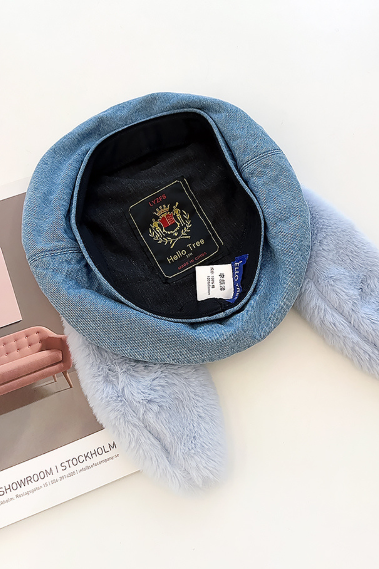 ファーバニーイヤーハット+ラムハット