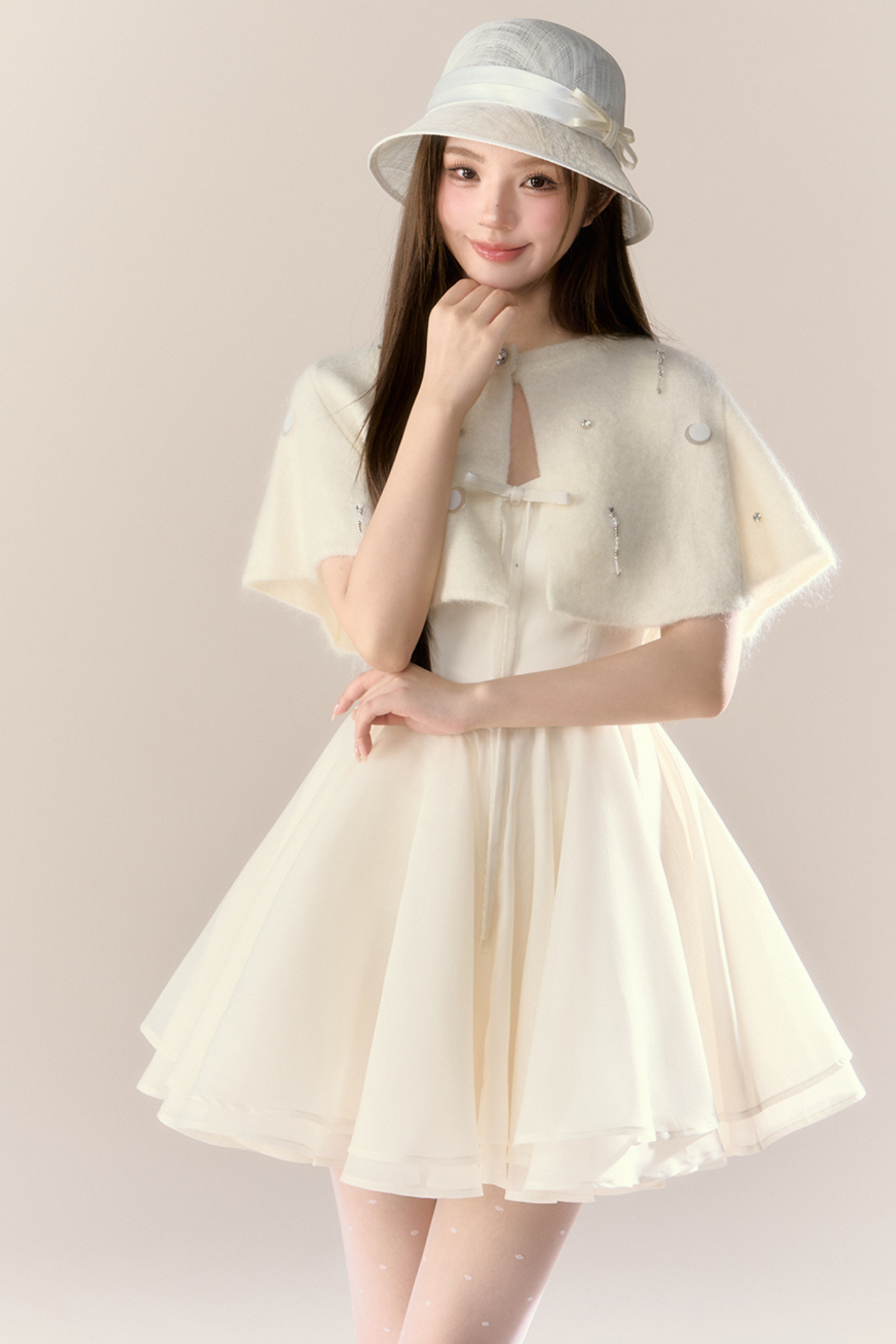 パフィーサスペンダースカート+ショール