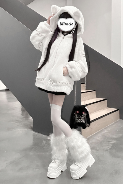 ナイトファー猫耳アウター