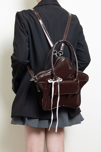 チョコレートスターリボンY2Kバッグ