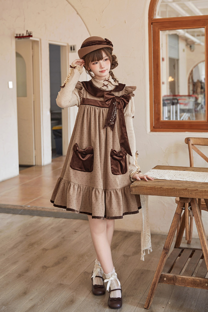 エーデルワイスフライスリーブドレス