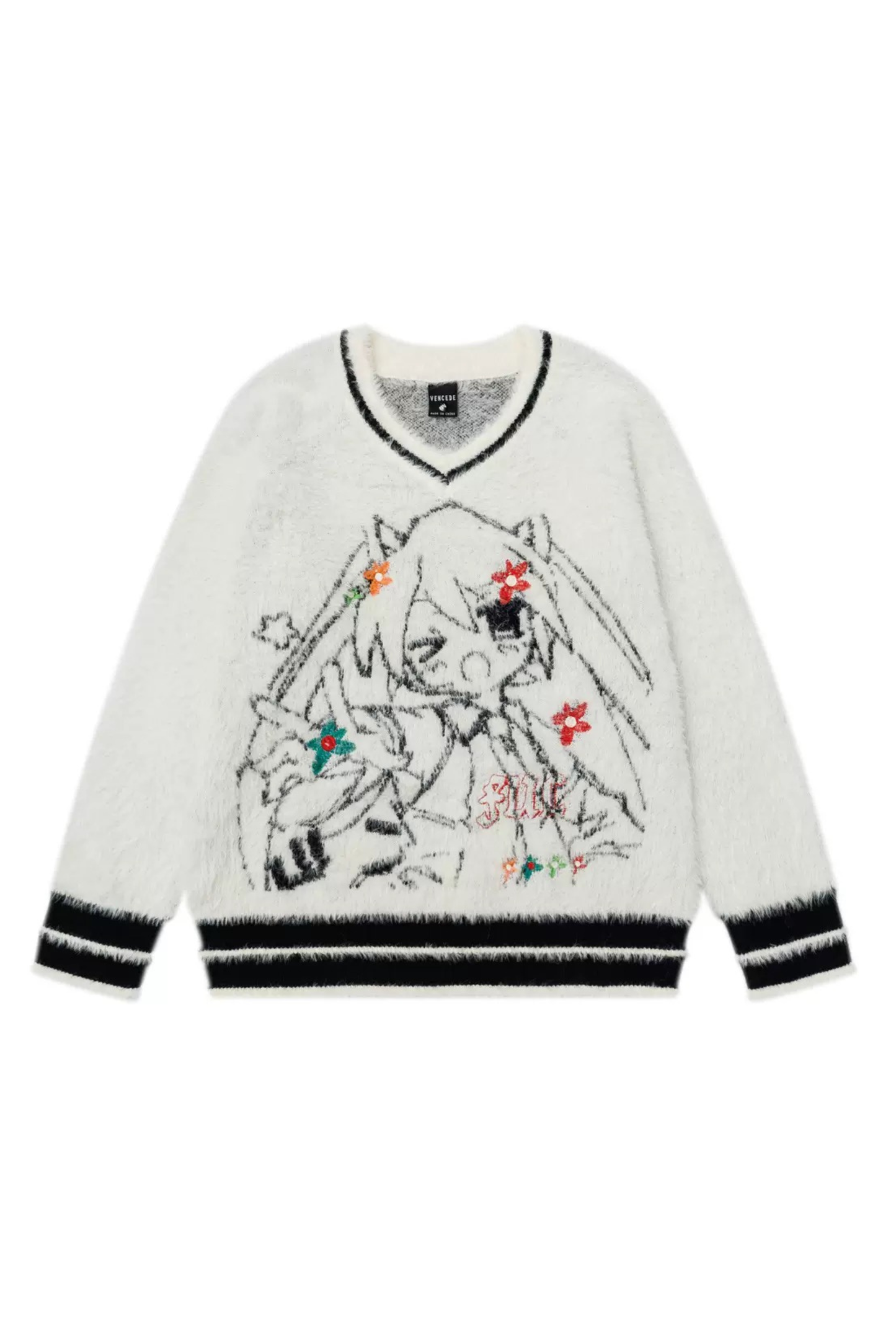 アニメプリントソフトフードトップス