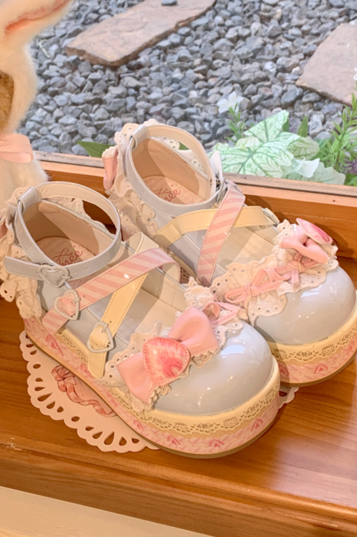 ストロベリーリミテッドロリータシューズ
