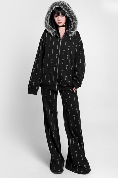 ゴシックルーズモードクロスパンツ