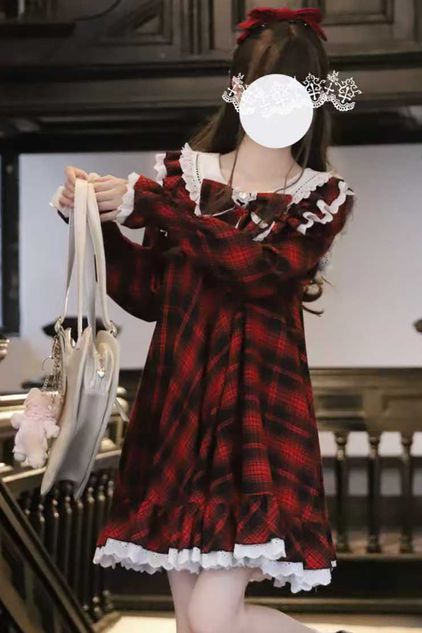 ベリームースガーリーチェックドレス