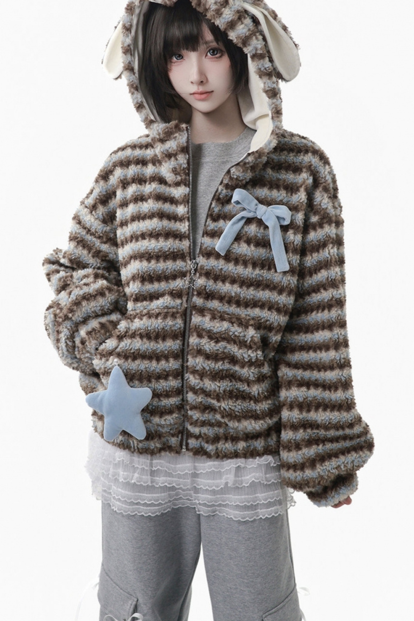 ユニコーンフロックドジャケット+トップス+パンツ