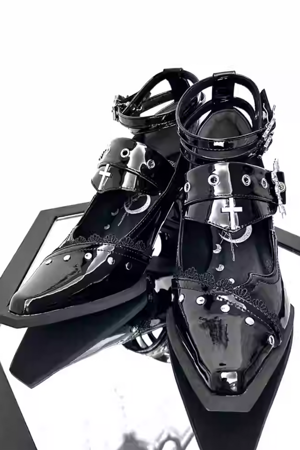 Dark Knight Gothic Subculture Punk Heel