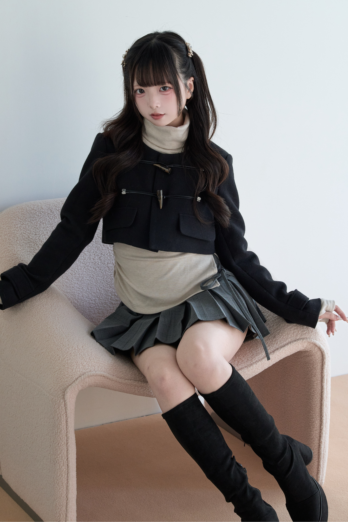 Horn Button Short Jacket