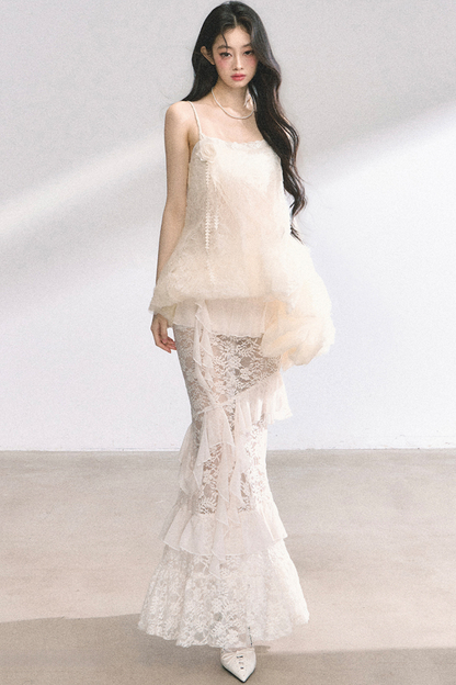 ロイヤルシスターレーストップス+マーメイドスカート