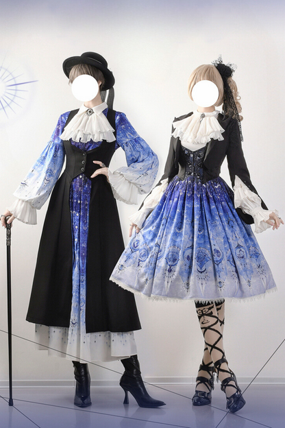 [November 23 Reservation Deadline] Twelve Constellation Print Dress and Shirt + Long Vest + Jacket