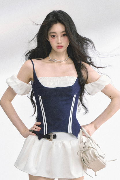 Hot Girl Suspender Tops