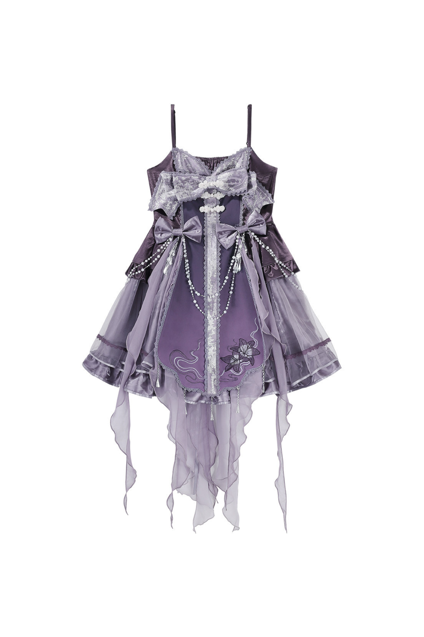 【予約商品】ダークチャイナロリータフェアリードレス+ショルダー+スリーブ