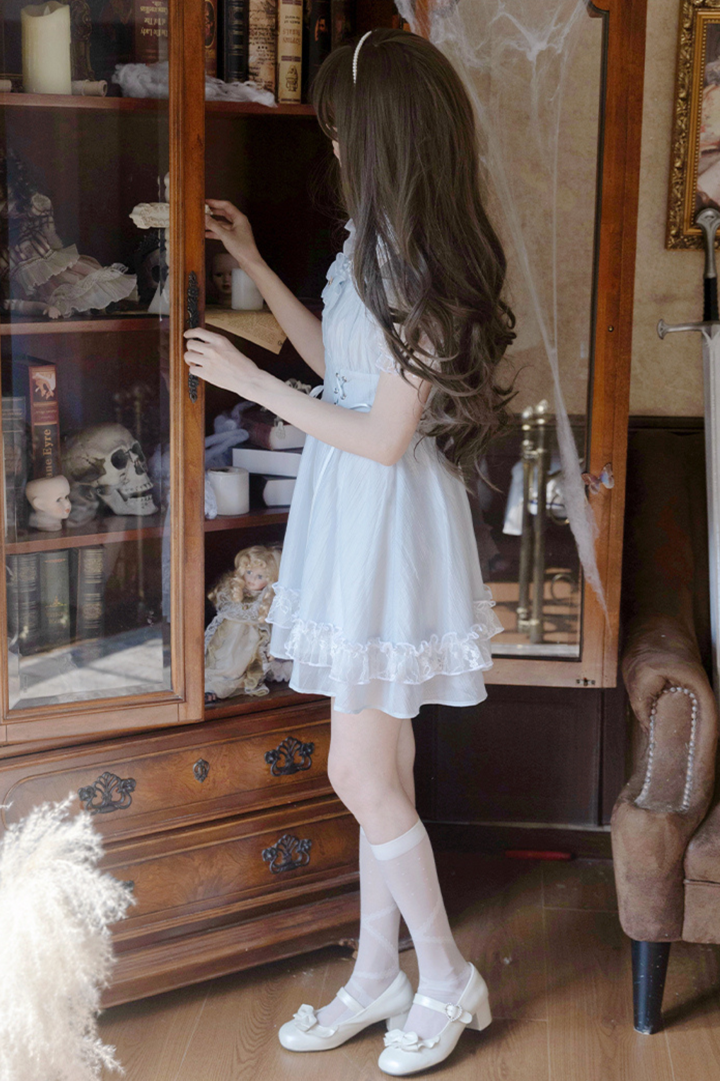 Misty Island Elegant Lace Two Piece Dress