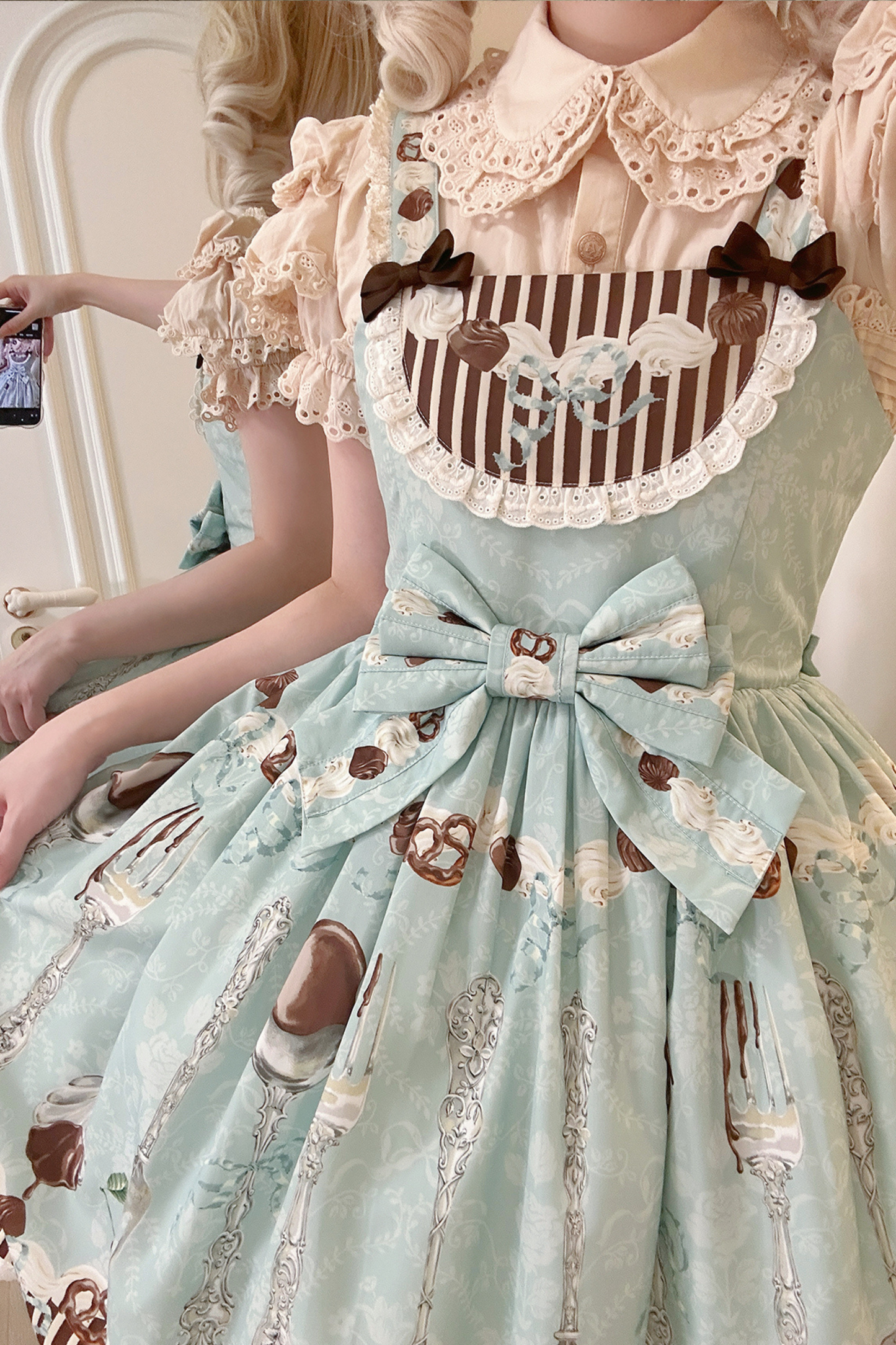 Sweet Mint Doll Lolita Dress