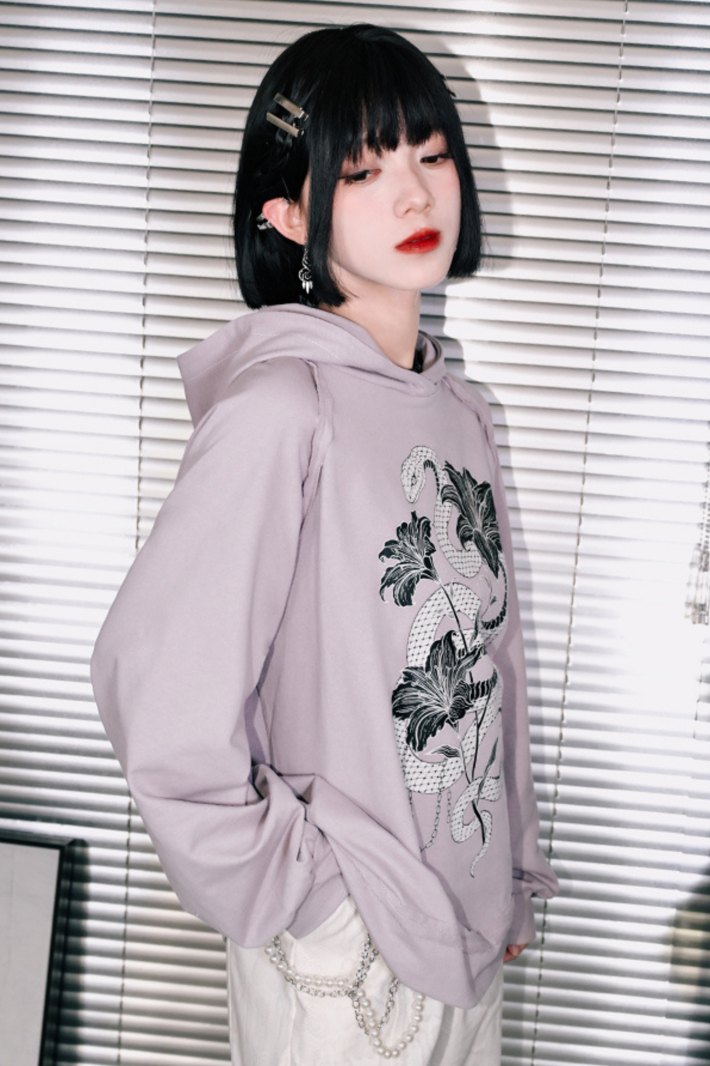 Snake Print Pure Food Sweatshirt