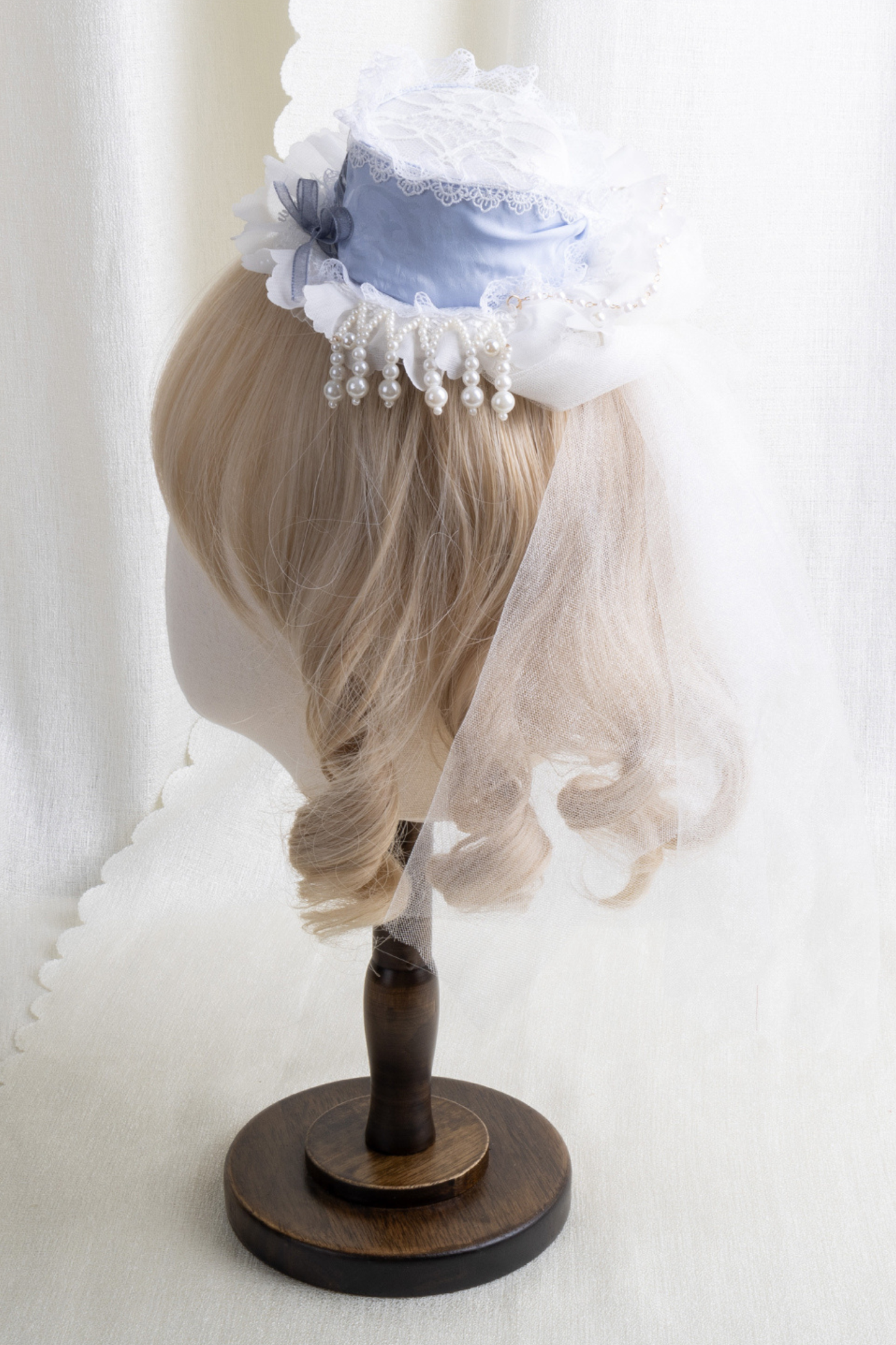 レースハットロリータクリップ