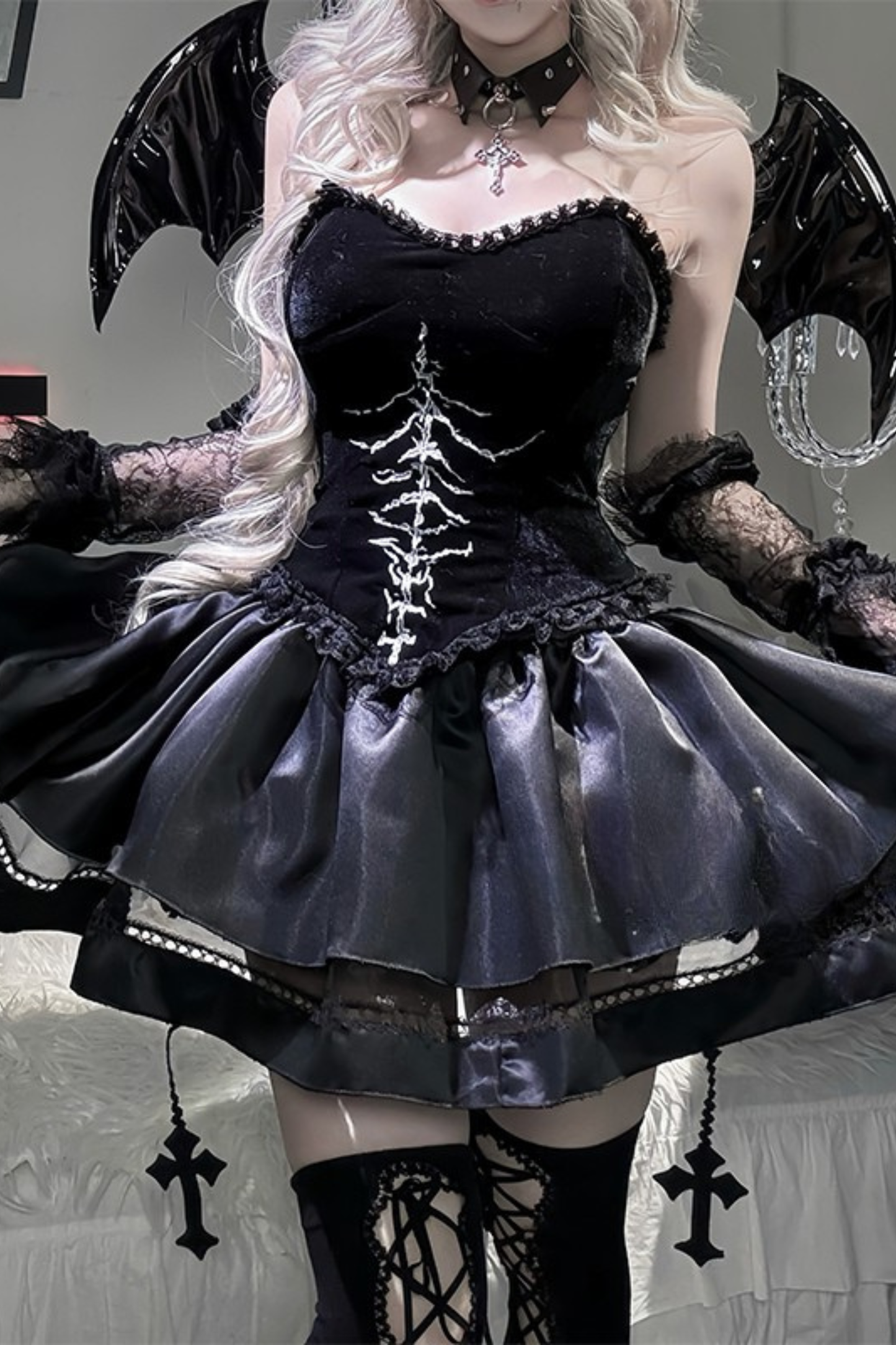 ダークガールラブキュアバンドゥ+ショートスカート